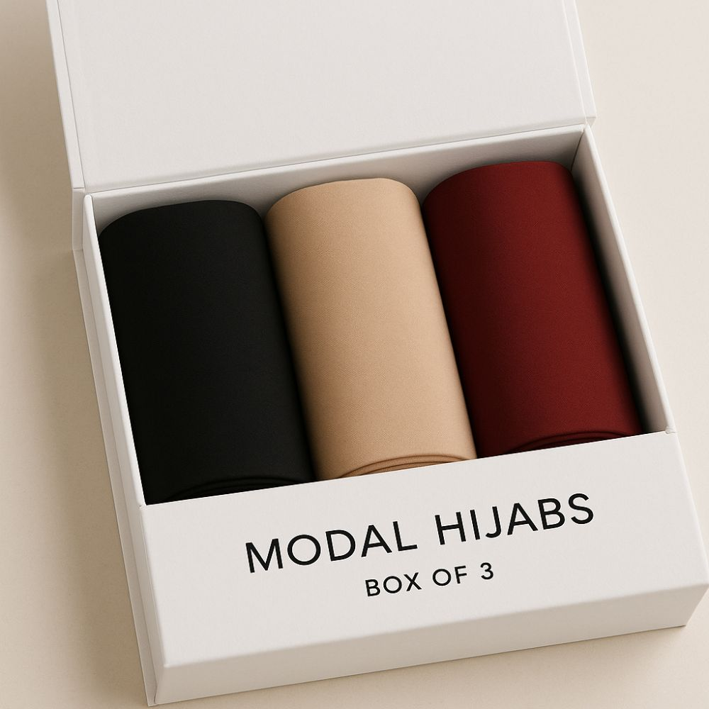 Modal Hijab - Bundle of 3 ( Any Colors )