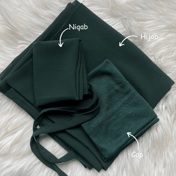 Hijab Niqab & Cap Set - Amazon