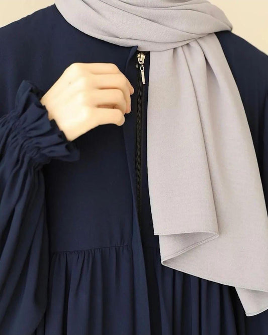 Blue Roman Abaya with Stoller – Elegant &amp; Modest Style
