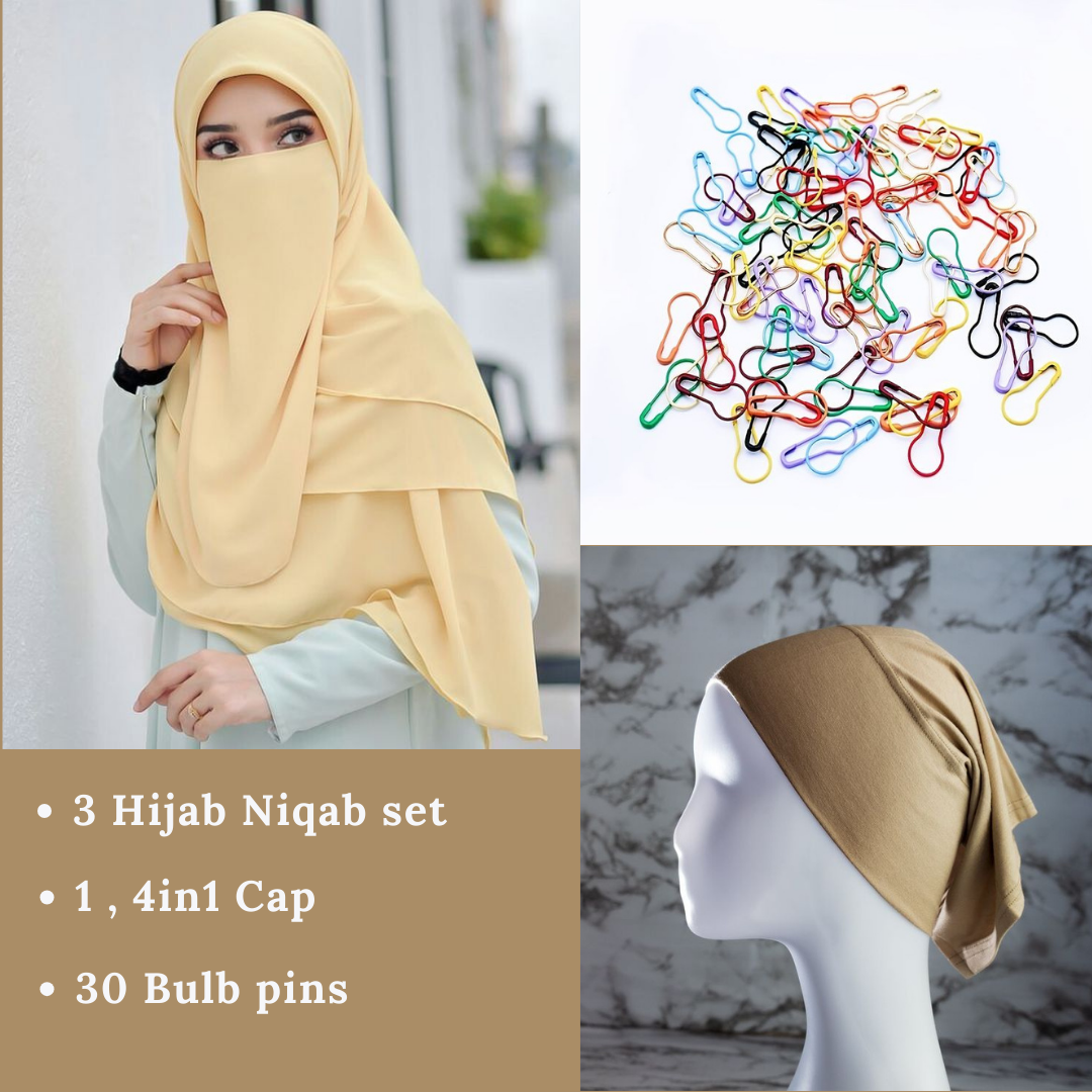 Matching Hijabs & Niqabs Bundle