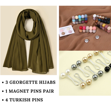 Essential Hijab & Pin Set
